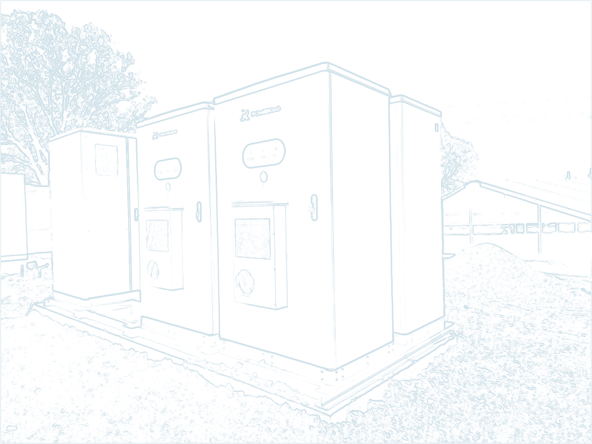 Batteriespeicher — Skizze nach Foto