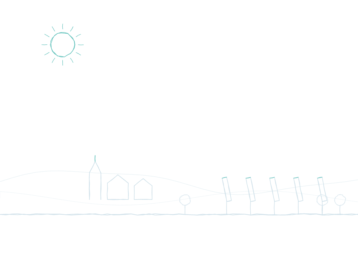 Region & Landschaft — Handskizze